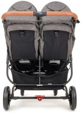 Прогулянкова коляска для двійні Valco Baby Snap Duo Trend Charcoal, з народження до 40 кг, тканина Tailormade